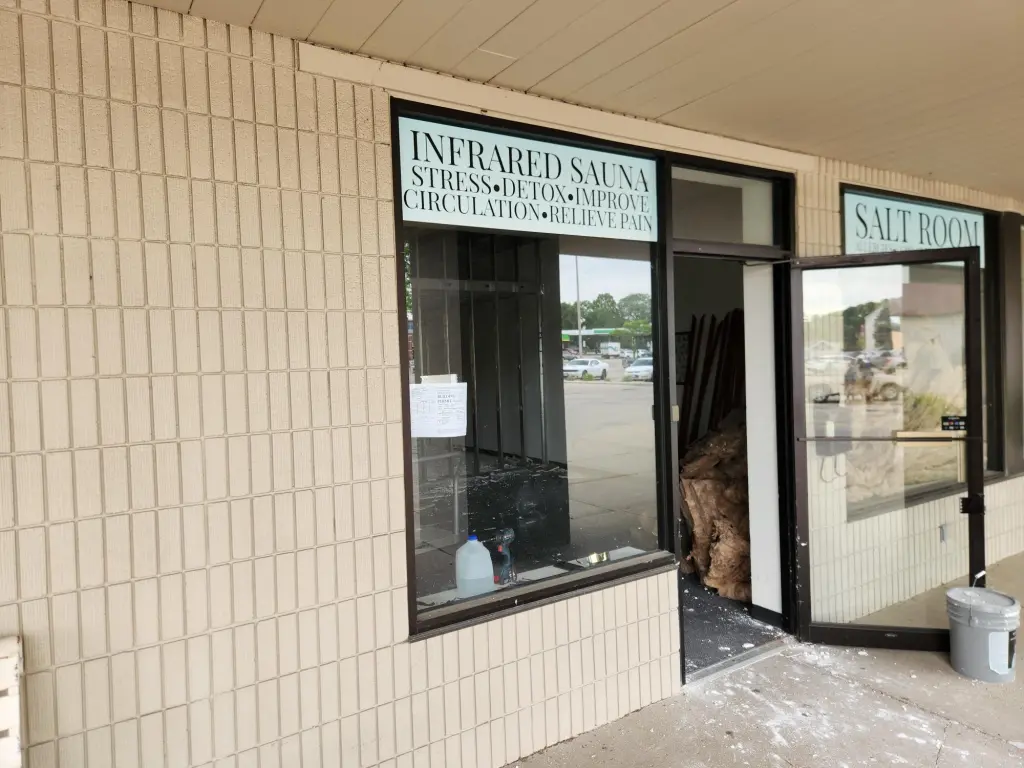 Game Haven storefront during renovation