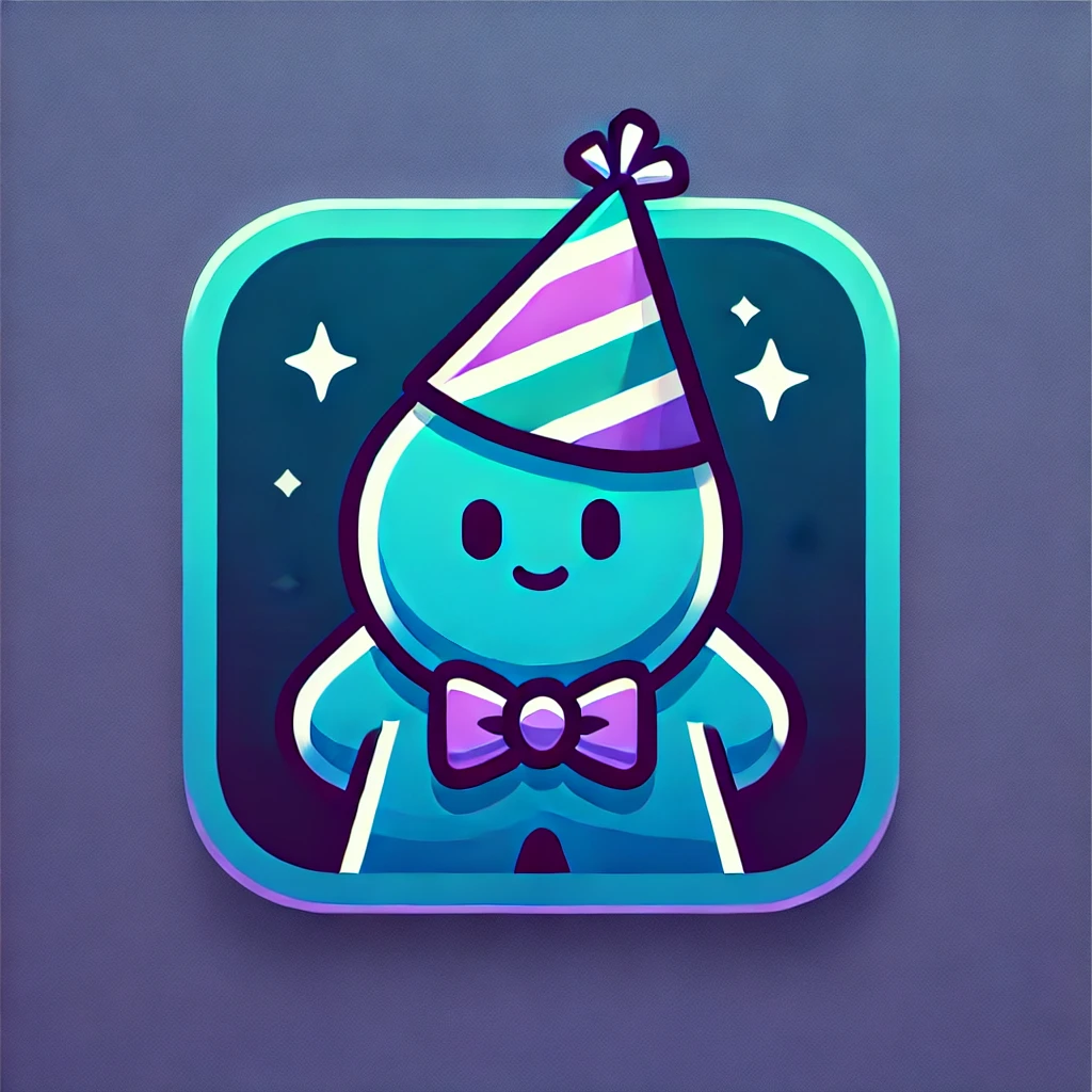 Casual Gamer Party mascot